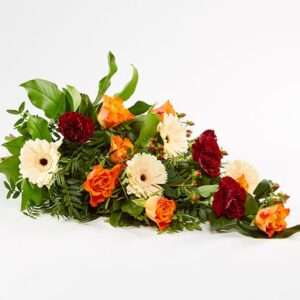Bårebuket i efterårsstil - Blomster til begravelse