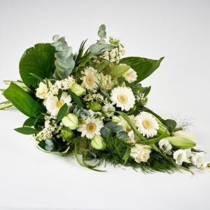 Bårebuket med liljer, floristens valg - Blomster til begravelse