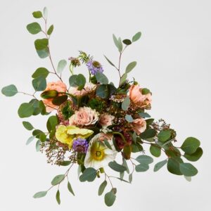Boheme brudebuket med årstidens blomster - Send blomster med Bloomit