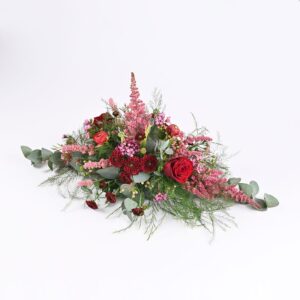 Bordpynt i rød - Send blomster med Bloomit