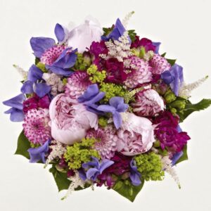 Brudebuket af sommerblomster - Send blomster med Bloomit