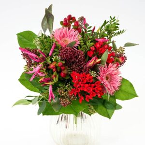 Farverig vinterbuket - Send blomster med Bloomit