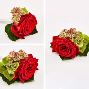 Knaphulsblomst, rød rose - Send blomster med Bloomit