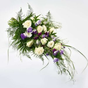 Livlig bårebuket - Blomster til begravelse